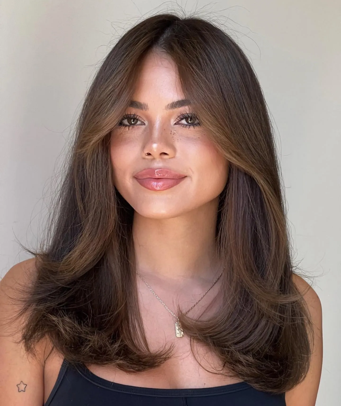 Medium Hairstyle for High Cheekbones