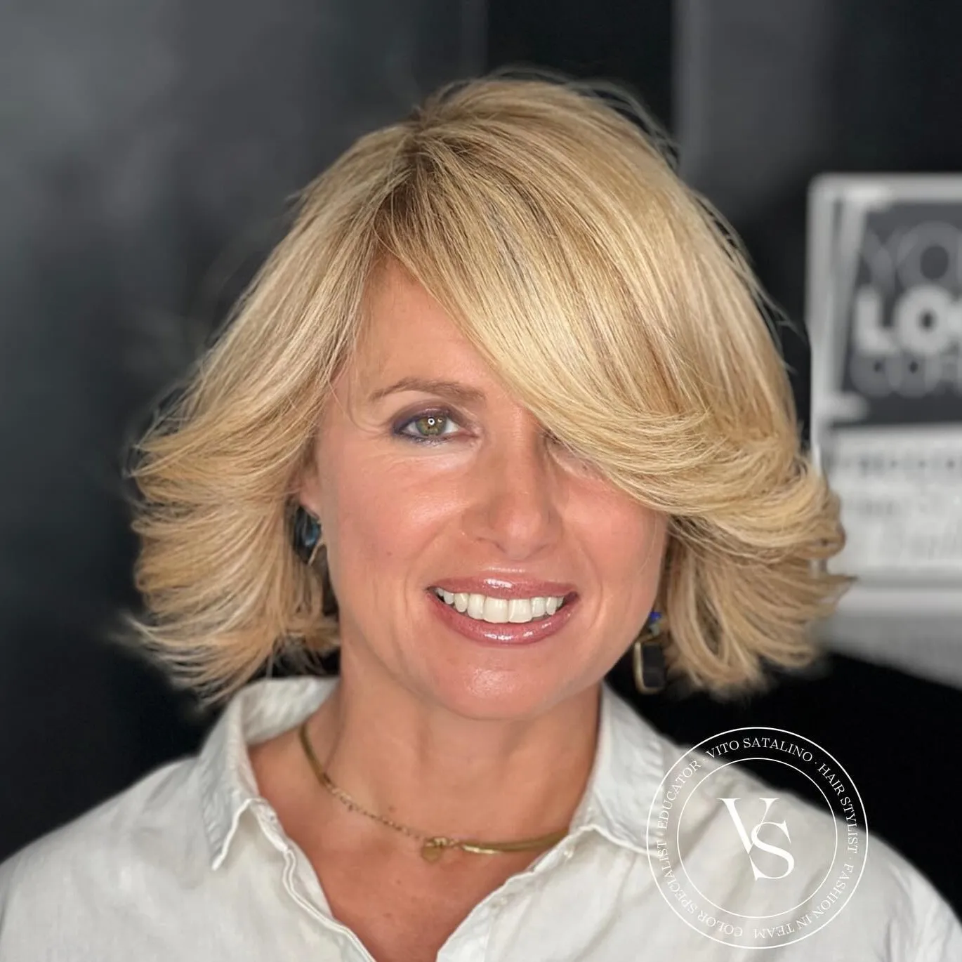 Graduated Layered Bob with Flipped Ends