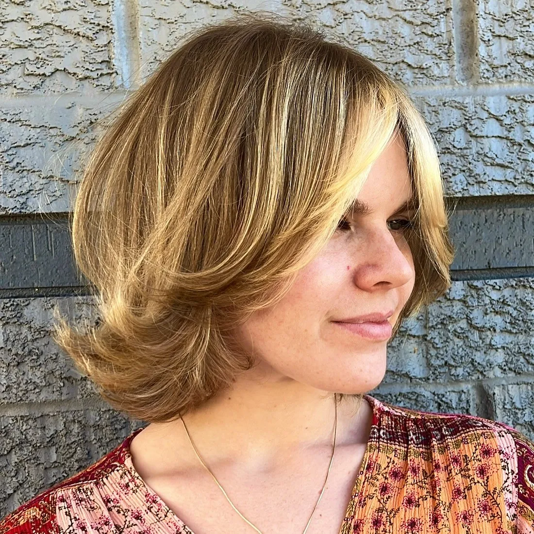 Face-Framing Retro Flipped Bob