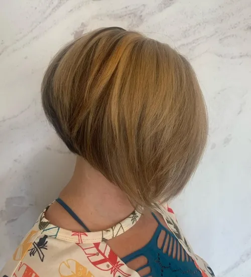 Layered Blonde Bob for Thick Hair