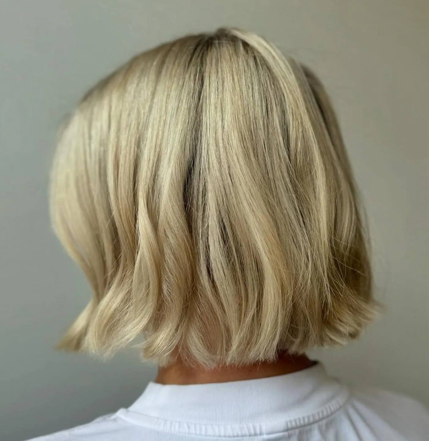 Back View of a Blunt Bob Haircut