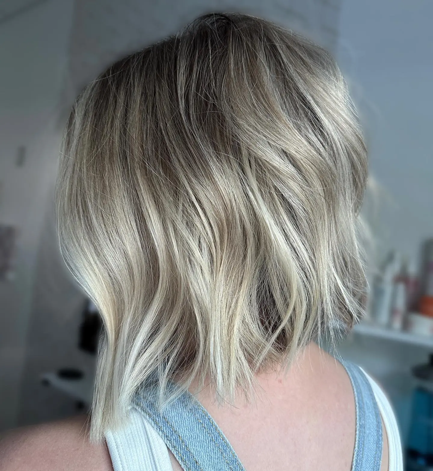 Back View of a Bob Haircut with Layers