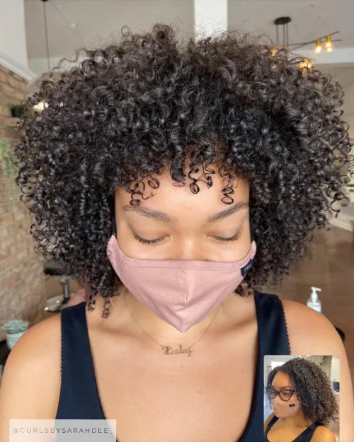 Natural Curls Plus Baby Bangs