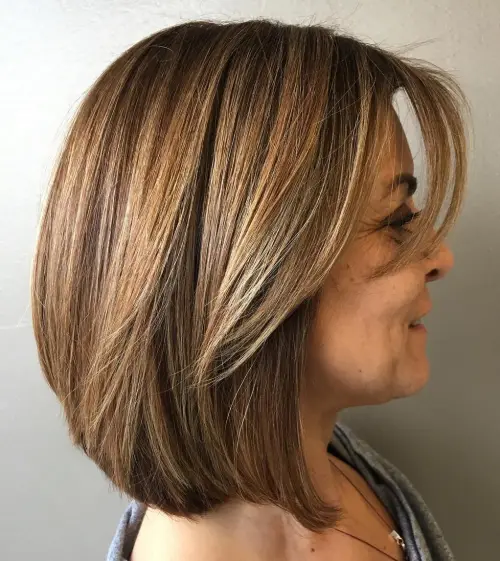 Over 50 A-Line Bob Hairstyle