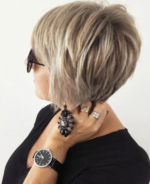 Feathered Pixie Bob With Bangs