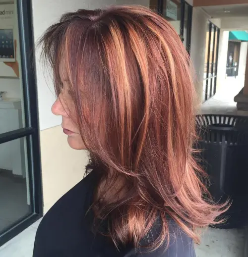 Medium To Long Haircut for Women Over 50