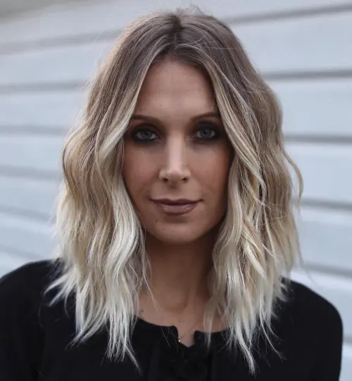 Wavy Lob For A Long Face
