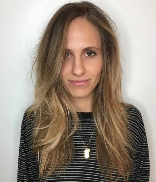 Long Layered Haircut For Long Faces