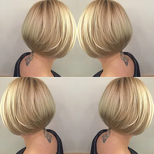 Stacked Bob Haircut For Fine Hair