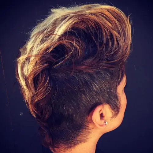 Women's Mohawk With Side Undercuts