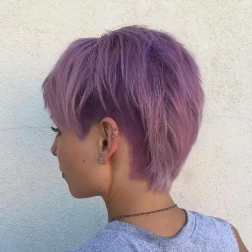 short spiky mohawk hairstyle for women