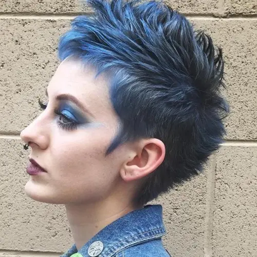 Spiky Blue Pixie