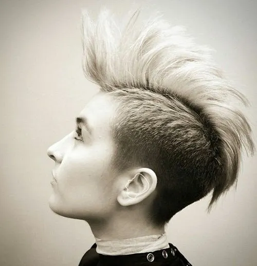 cute mohawk for short hair