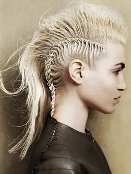 braided fauxhawk