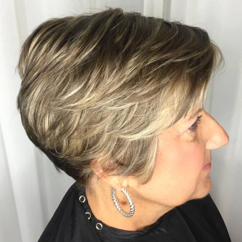 60 Elegant Hairstyles for Women Over 60 to Match Every Preference 26 Short Layered Hairstyle For Older Ladies