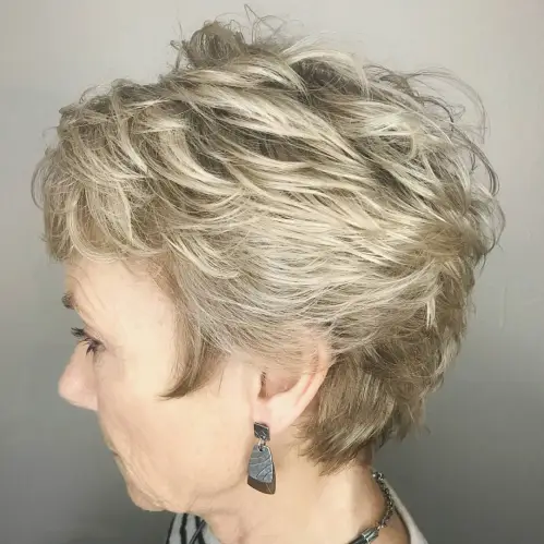 60 Elegant Hairstyles for Women Over 60 to Match Every Preference 41 Tousled Pixie For Women With Fine Hair