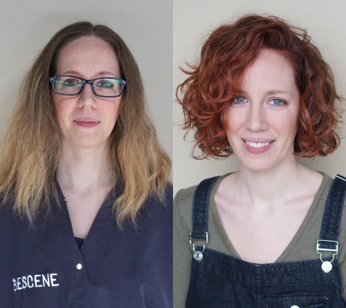 Short Perm Bob with Bigger Curls
