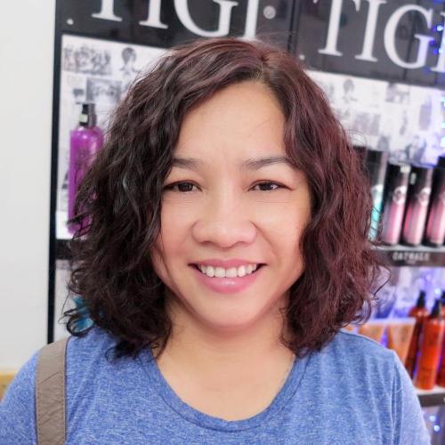 Wavy Permed Bob