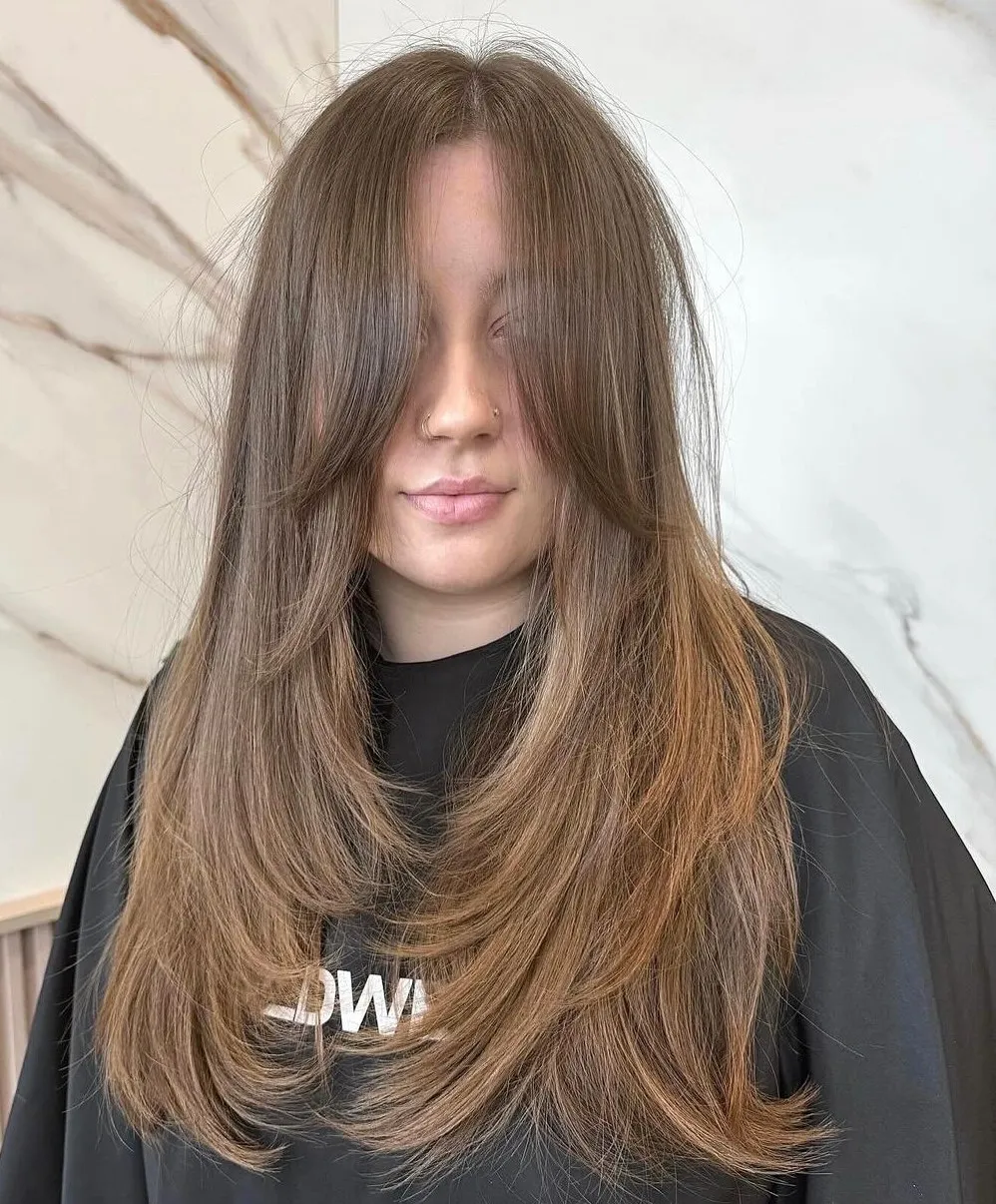 Chin Length Bangs and Front Layers
