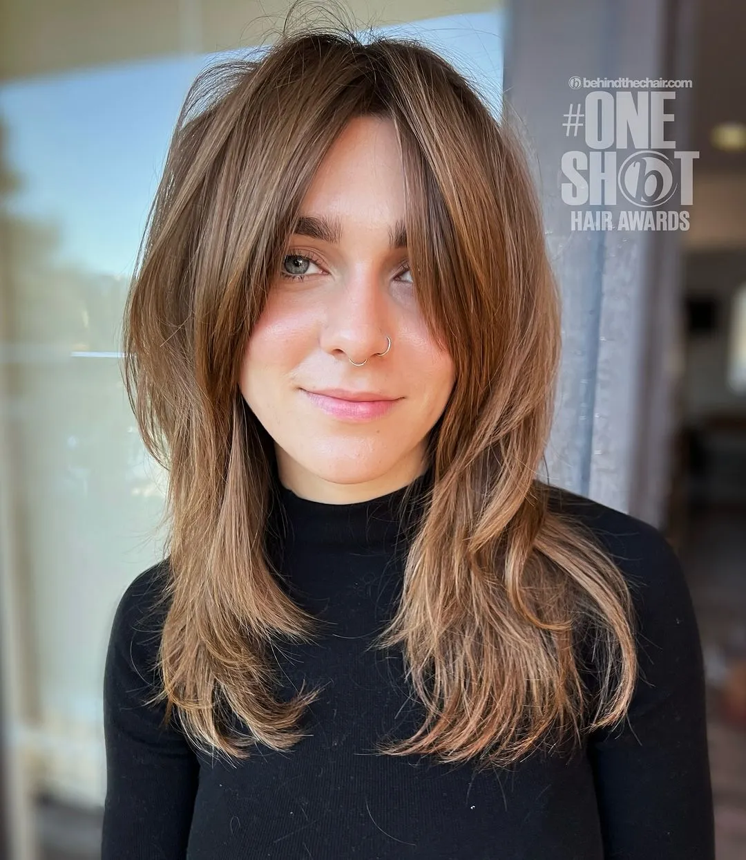 Messy Long Shag for Thick Hair