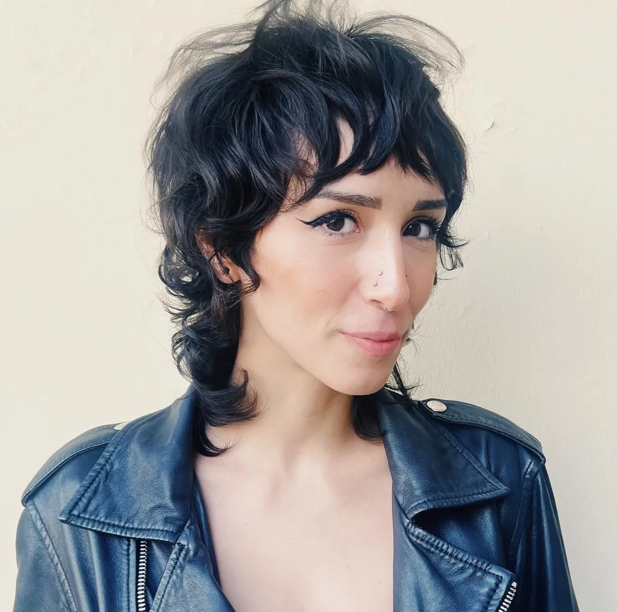 Wavy Shaggy Mullet for Long Face
