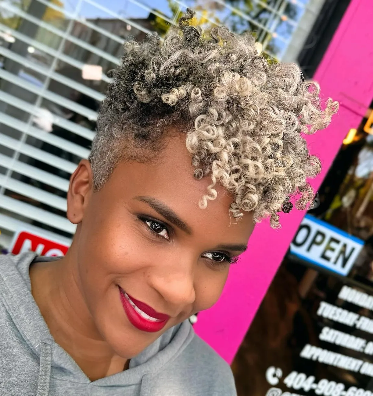 Tapered Kinky Crop for Long Faces