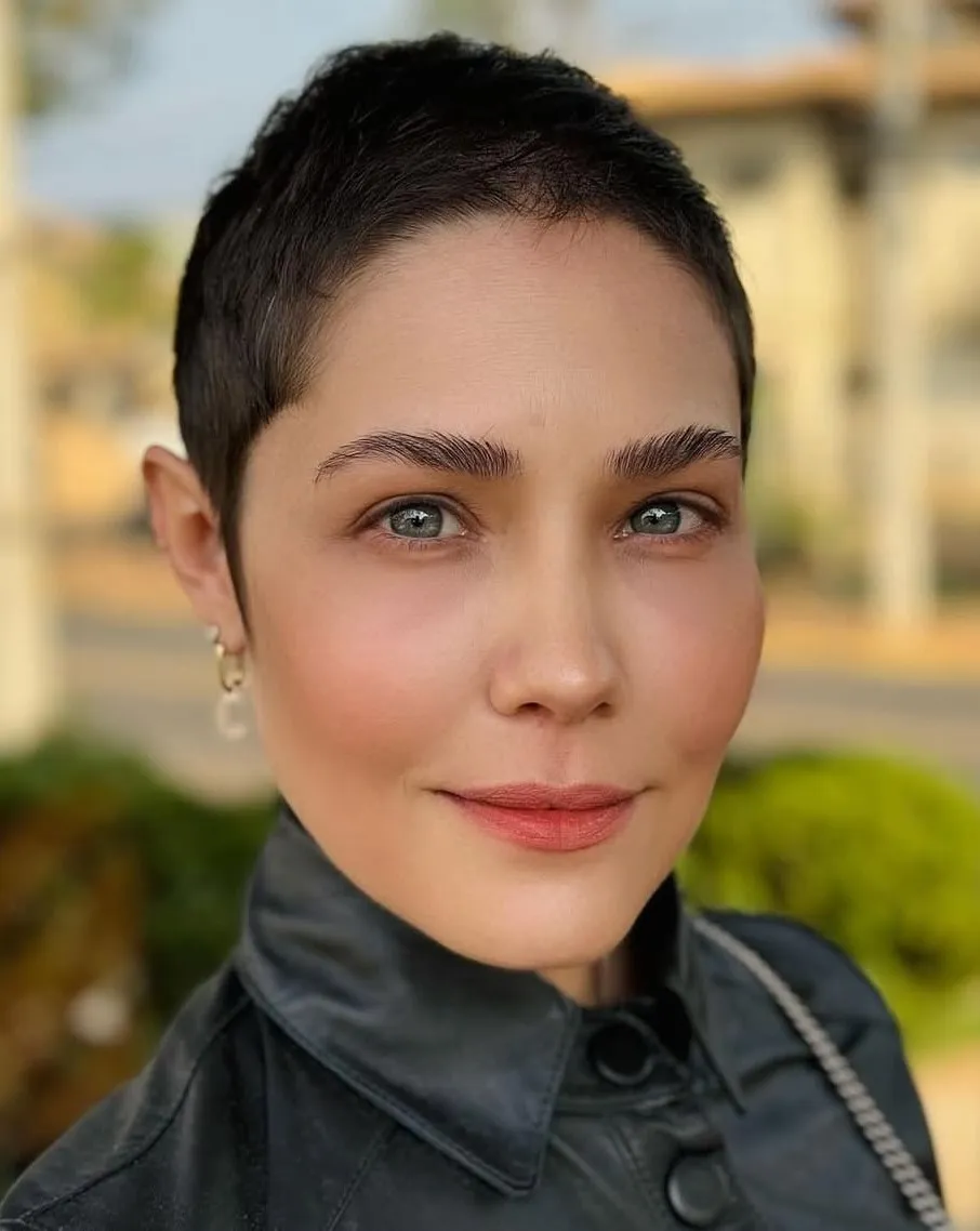 Extra-Short Pixie Modern Pixie for an Oblong Face