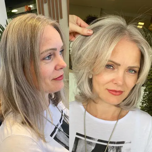 30 Hairstyles That Can Shave a Decade Off Your Appearance 4 Youthful Voluminous Wispy Bob