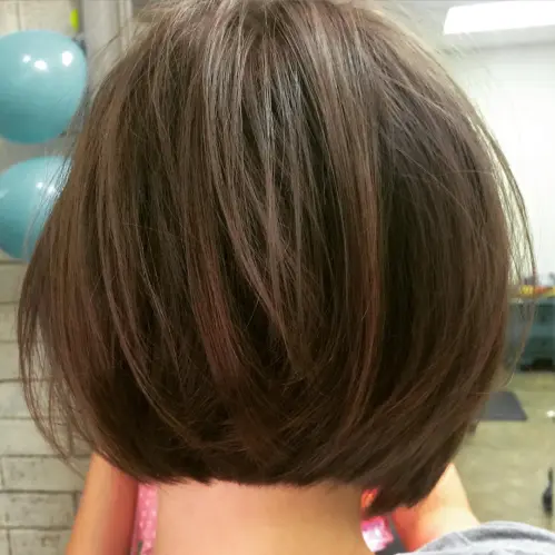 Cute Short Chocolate Brown Bob