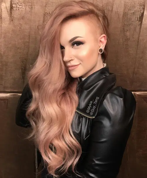 Long Hair With Side Undercut