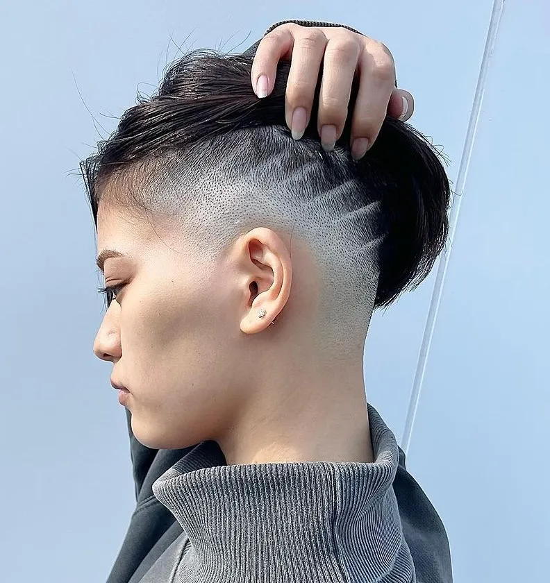 Undercut Skin Fade Bob