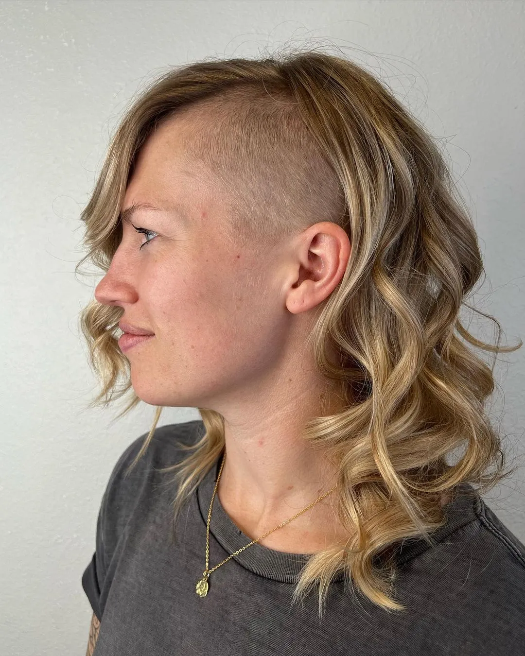 Bold Temple and Medium Wavy Locks