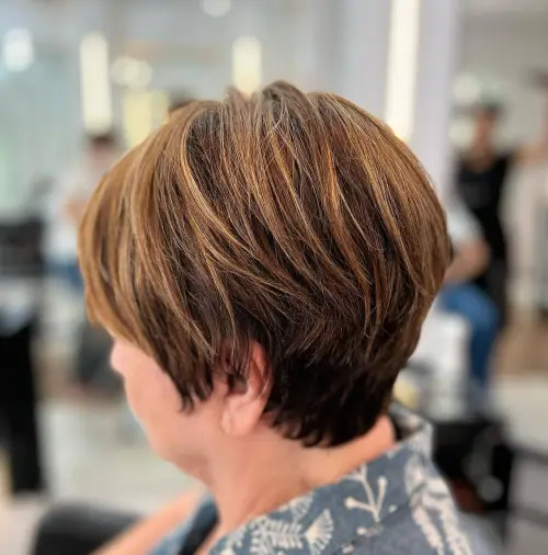 Choppy Golden Bronde Bixie