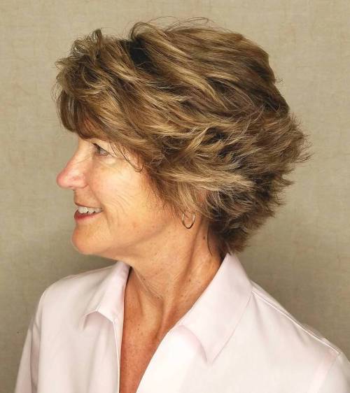 Edgy Feathered Cut for Short Hair