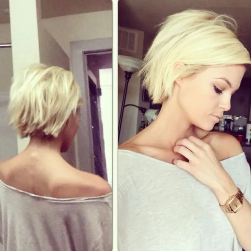 30 Stylish Hairstyles for Thin Straight Hair 30 cropped choppy bob for fine hair