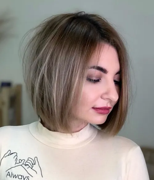 30 Stylish Hairstyles for Thin Straight Hair 17 Wispy Straight Mushroom Brown Bob