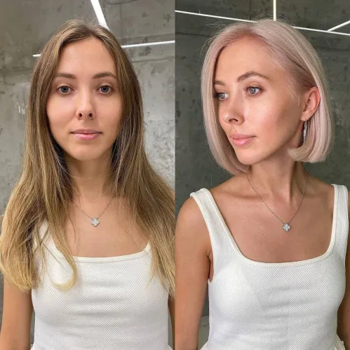 30 Stylish Hairstyles for Thin Straight Hair 24 Timeless A-Line Bob for Fine Straight Hair