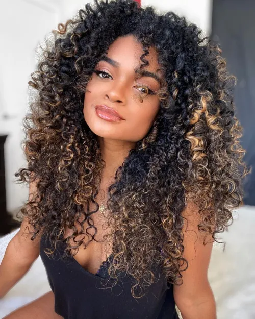12 Different Hair Types: Identifying and Styling Yours 10 Woman with 3B Type of Hair