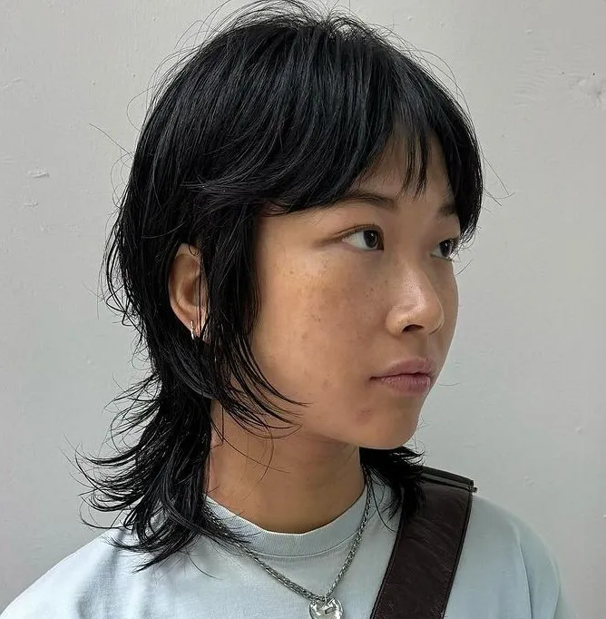 Razored Wolf Cut Razored Korean Wolf Cut Female