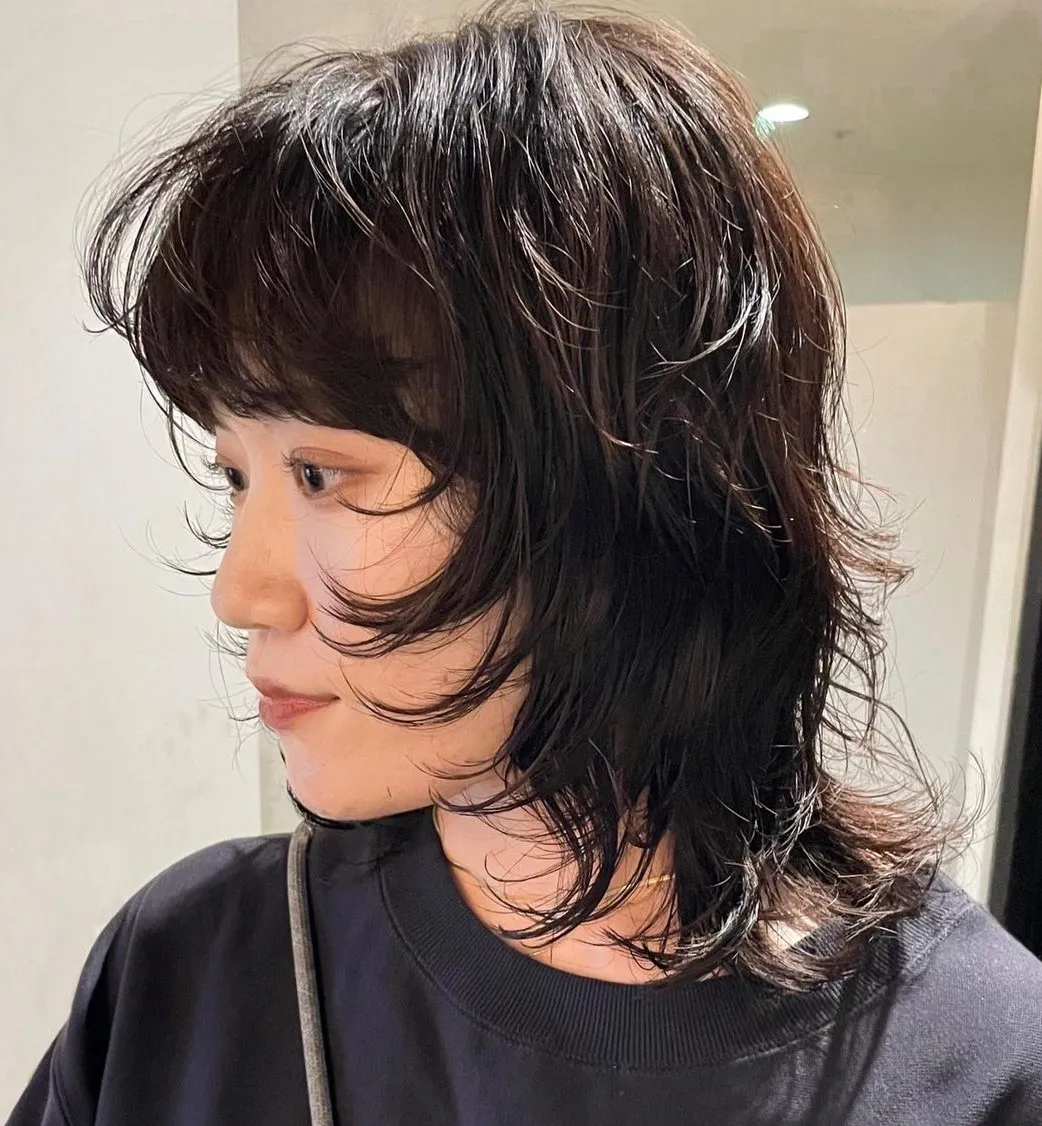 Mash Wolf Hairstyle Asian Wolf Cut