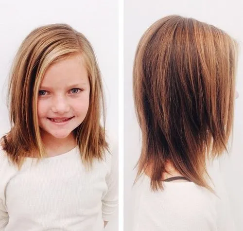 medium layered haircut for girls