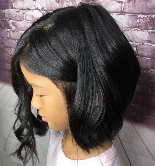 Wavy Bob For Girls