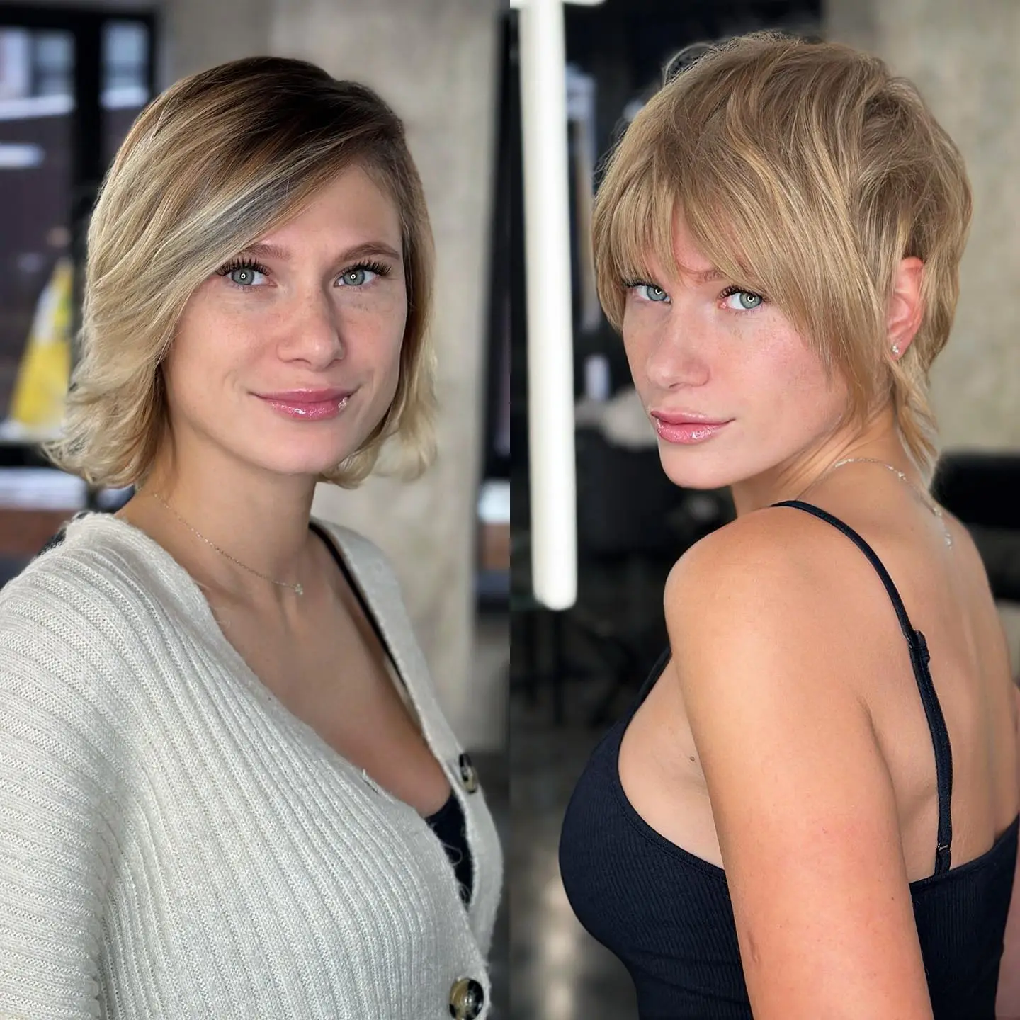 Textured Long Pixie Short Bob to Long Pixie Makeover