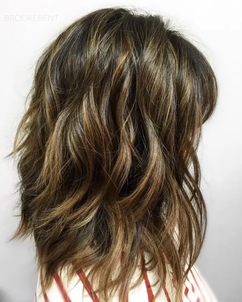 80 Stunning Medium-Length Hairstyles for Thick Hair 7 Layered Haircut For Thick Hair