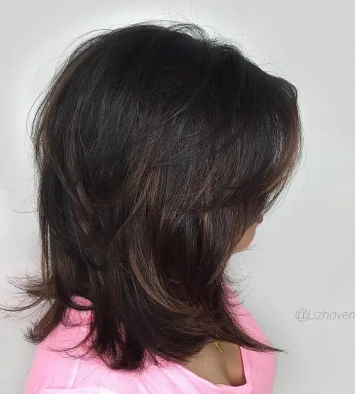 80 Stunning Medium-Length Hairstyles for Thick Hair 36 Shoulder Length Layered Haircut