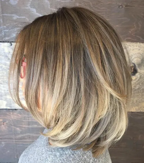 80 Stunning Medium-Length Hairstyles for Thick Hair 31 Bronde Ombre Balayage For Bob