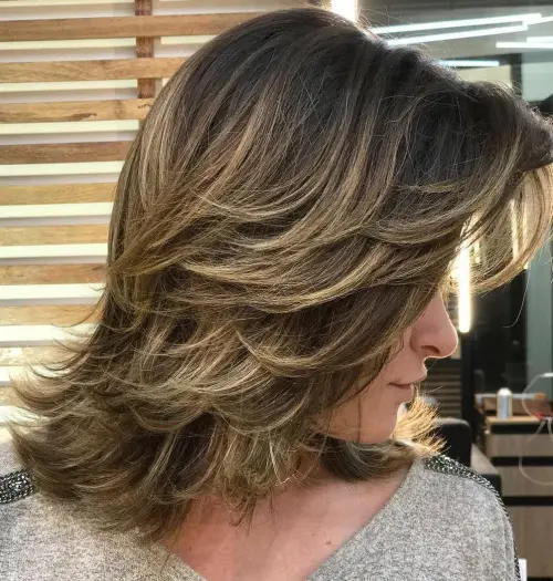 80 Stunning Medium-Length Hairstyles for Thick Hair 37 Mid-Length Layered Haircut