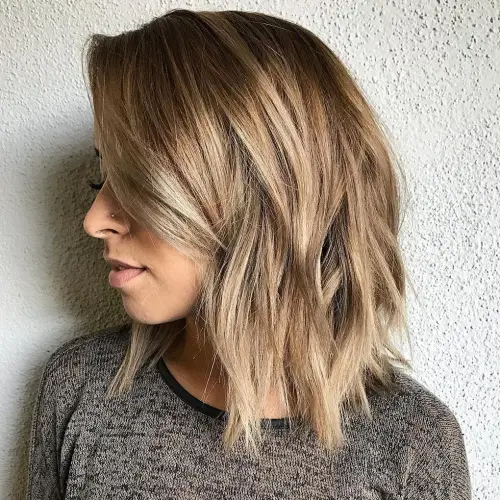 80 Stunning Medium-Length Hairstyles for Thick Hair 54 Mid-Length Choppy Cut With Bangs