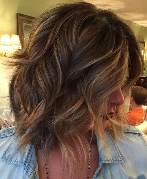 80 Stunning Medium-Length Hairstyles for Thick Hair 79 Mid-Length Wavy Layered Bob