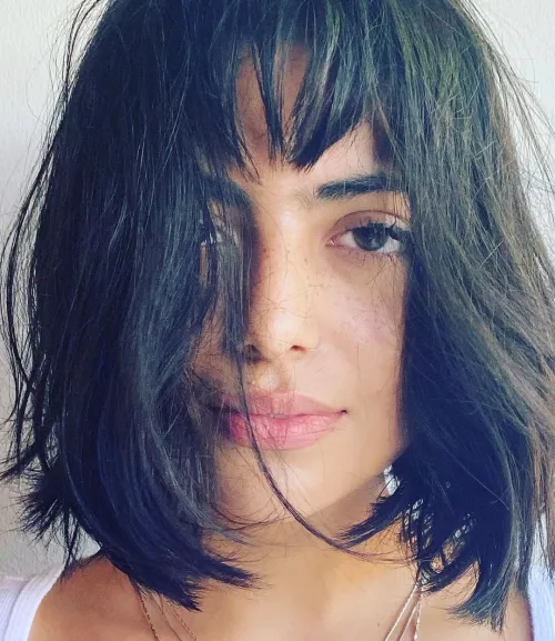 Iconic Pulp Fiction Bob with Razored Ends